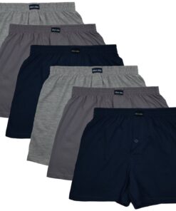 MioRalini 6 Herren Boxershorts Seamless 100% Baumwolle Größe M - 4XL und Übergröße - klassische Farben und additionallyc