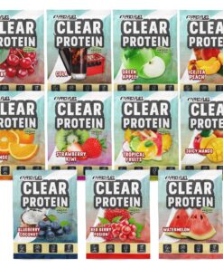 Clear Protein Vegan - Probiologischer Proteingetric - für Vegane - 11x18g Mix-Pack - 11 einzigartig lecker Geschmacksric