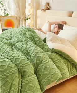 Gewichtsdecke 5 kg für Erwachsene, Sherpa-Überwurf, wendbar, tiefer Schlaf (A,150 x 200 cm) Gewichtede Decke 5 kg, fle