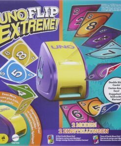 UNO Flip Extreme Kartenspiel Mattel für Kinder und Erwachsene, Familienspiel, ab 7 Jahre - JCH61