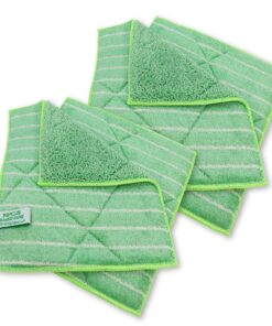 ABACUS Bambus Shine Vorreinigungstuch 25x20 cm 4er Set - Ideal für Hausfrauen und Hobbykocher in der Küche und beim Gesc
