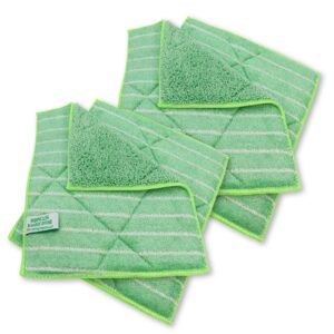 ABACUS Bambus Shine Vorreinigungstuch 25x20 cm 4er Set - Ideal für Hausfrauen und Hobbykocher in der Küche und beim Gesc