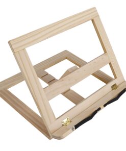 Kochbuchhalter Leseständer Holz Bookrest für Küche portable Einstellbar faltbar PC Tablet iPad Lehrbücher Musicbook