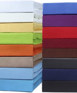 NatureMark Spannbettlaken für Wasserbetten & Boxspringbetten – Jersey, 200 x 220 cm, Steghöhe 40 cm (Anthrazit)