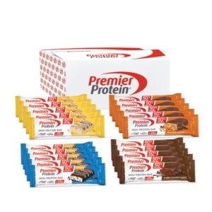 Premier Protein Hochproteinformulierter Barcher - Vielseitige Geschmacksbox - 20x40g - Niedrig Zucker - Niedrig Kohlenhy