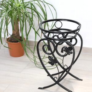DanDiBo Blumenständer Schwarz KW420 Klein DanDiBo Blumenständer Metall Schwarz Pflanzenständer DanDiBo Blumenständer Sch