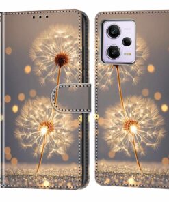 Magnetische Flip-Case Handyhülle für Xiaomi Redmi Note 12 Pro 5G / Note 12 Pro Speed / Poco X5 Pro 5G, Kunstleder, Glatt