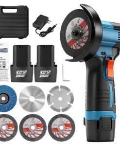 Kabelloses Mini Winkelschleifer Akku 12V Akku 2x1500mAh Holz Stein Stahl Schneiden Polieren
