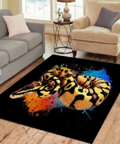 Okoikfc Wohnzimmerteppich 60x120 cm 3D Wilde Tiere, rutschfest, waschbar, Deko für Kinderzimmer und Schlafzimmer