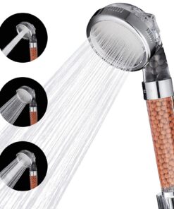 Cobbe Hochdruck Filtrations Duschkopf für Ersparnis von Wasser und Hartwasser | Cobbe 3-Auslassmodi Duschkopf - Ideal f