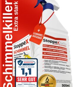 Profi Schimmelentferner Extra stark chlorhaltig Anti-Schimmel Spray Wand Bad Silikonfugen Schimmelspray Schimmel Stockfl