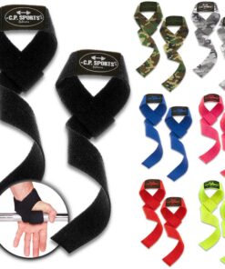 C.P.Sports Zughilfen Paar – Reißfestes Stoff – für Fitness und Bodybuilding – Krafttraining und Gym – 50cm Lifting Strap