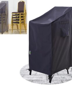 F&J Outdoors Abdeckung für Gartenstühle – wasserdicht, UV‑beständig & robust – Schutzhülle für Stapel‑ und Hochlehnstühl
