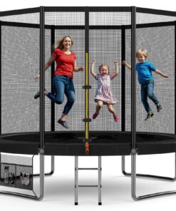 Devoko Trampolin Outdoor - Sicherheit und Spaß für Kinder - Komplettset mit Zertifikat, Größe ab 183 cm