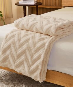 Kuscheldecke WONGS BEDDING Flauschig Warme Sofa Überwurf 150x200 cm OEKO-TEX STANDARD 100 Couchdecke Doppelgesicht