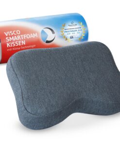Seitenschläferkissen Recovery QuickDry – HWS-Nackenkissen gegen Nackenschmerzen für Rücken | Orthopädischer Memory-Foam