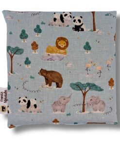 Franzis Nähstube Körnerkissen Dinkel 20x20 für Wärmekissen und Mikrowelle I 100% Baumwolle I Wildlife