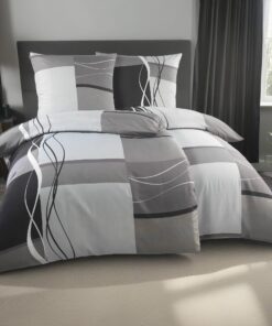 4-teiliges Bettwäsche-Set 135x200 | ÖkoTex Zertifiziert & Allergikerfreundlich | Design 5, 2 x 135x200 + 2 x 80x80