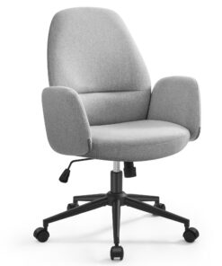 SONGMICS Home Drehstuhl - höhenverstellbar, moderne Bürostuhl für Office- und Home-Use, breiter Sitz mit Rücken- und Arm