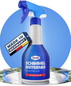Filzada® Profi Schimmelentferner Aktiv-Chlor HAFTEFFEKT - EXTREM starkes Bad-Schimmelspray - Entfernt Schimmel VOLLSTÄND
