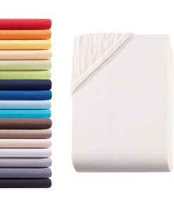 Spannbettlaken Boxspringbett 180-200x200-220 cm Steghöhe 36 cm Oeko-TEX® Made IN Green Natur