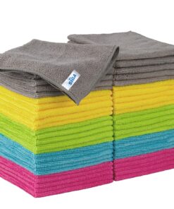 MR.SIGA Mikrofaser-Reinigungstücher Geschirrtücher 50er Set 30 x 30 cm Compact by Design Von Amazon entwickelte Zertifiz