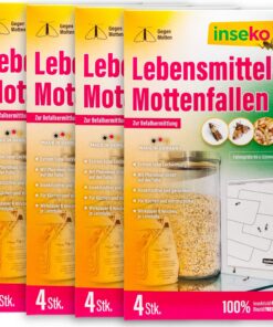 Inseko 16 x Lebensmittelmotternfalle | Inseektizidfrei und geruchlos | Gemacht in Deutschland (16)