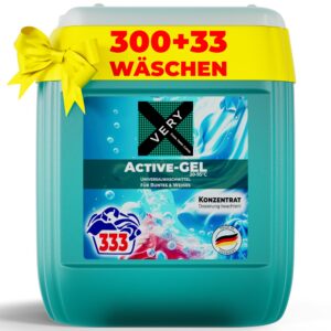 VERY® Universal Waschmittel Flüssig Gel [10L KANISTER] - Flüssigwaschmittel für Alle Arten von Wäsche - Buntwaschmittel