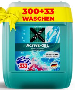 VERY® Universal Waschmittel Flüssig Gel [10L KANISTER] - Flüssigwaschmittel für Alle Arten von Wäsche - Buntwaschmittel