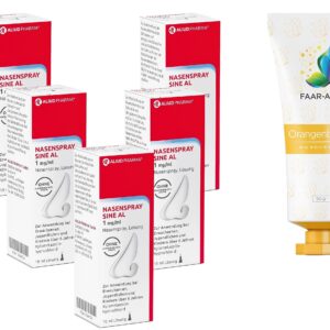 Faar-Apo Nasenspray Sine AL 5 X10 ml Savpack inkl. hochwertiger Handcreme für familiäre GebrauchsmomenteComfort-Technolo