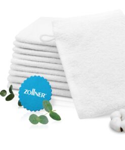 ZOLLNER Waschhandschuhe 10er Set 16x21 cm – saugstark & weich
