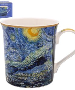 The Leonardo Collection Van Gogh Kaffeetasse - perfektes Geschenk für Damen und Herren - entworfen von Vincent Van Gogh