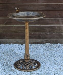 CLGarden Vogeltränke VGT3 - Vogelbad mit Tränke für Vögel auf der Wasserschale -Perfect für Freier Vögel - Geht ins Frei