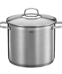 RÖSLE ELEGANCE Gemüse/Partytopf - Hochwertiger Edelstahltopf für großer Menge Kochen, 8 Liter, Spülmaschinengeeignet, In