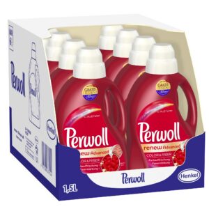 Perwoll Renew Advanced Color & Faser Feinwaschmittel - Intensivfarbenschutz und Fasererhaltung für farbige Textilien, 16