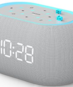 ANJANK Digitaler Radiowecker Bluetooth Lautsprecher 10W Hi-Fi Dual-Lautsprecher für Schlafzimmer