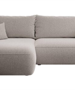 Selsey Sofa Ecksofa Eckcouch Schlafsofa Pflegeleicht Polyurethanschaum L Form Links Boucle Dunkelbeige OVO