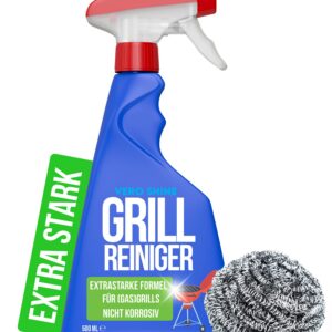Vero Shine Gasgrill Reiniger Extra Stark+Fett&Durschbrannte Rückstände für Herdplatte & Backofen | Vero Shine Grillrein