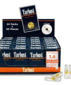Tarbust 720 Anti Teerfilter für Zigaretten, Premium Filter Zigaretten, Ideal für Raucher in der Stadt