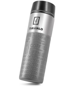 TAVIALO Thermobecher – Isolierbecher Kaffee to go, doppelt gewand & auslaufsicher, BPA-frei, hält Getränke 12h heiß / 24