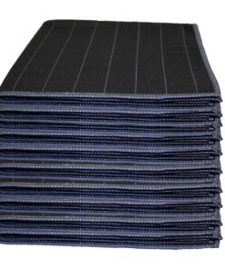 Muxel Carbon Tuch: Glaspoliertuch für Fensterputzen, makrofaserfrei, 10 Stück. | Muxel Carbon Tuch: Hochwertiges Mikrof