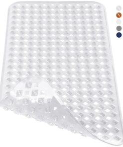 Yimobra Anti-Rutsch Badewannenmatte, Phthalatfrei, Latexfrei und BPA-frei (70 x 40 cm, Transparent)