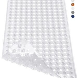 Yimobra Anti-Rutsch Badewannenmatte, Phthalatfrei, Latexfrei und BPA-frei (70 x 40 cm, Transparent)