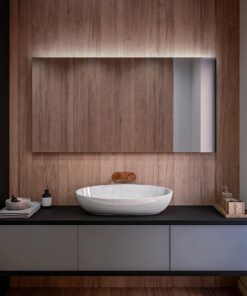FORAM Nach Maß Geschnittener Badezimmerspiegel mit Beleuchtung - Modernes Design - Auf Individuelle Bestellung Gefertigt