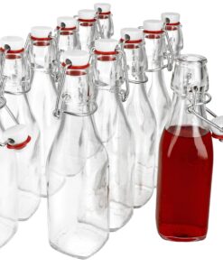 Bormioli Swing Glasflaschen Bügelverschluss 0,25 Liter 12er Set