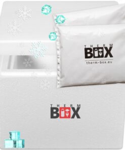 THERM BOX Styroporbox 13W mit Kühlakku für Kühlbox 13,2LIdeal fürOutdoor AktivitätenWarm und kalthältigWiederverwertbarI