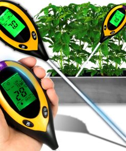 Retoo Feuchtigkeitsmessgerät Pflanzen für Blumenbegeisterte im Garten Bewertung pH-Feuchtigkeitsmesser Bodenmessgerät