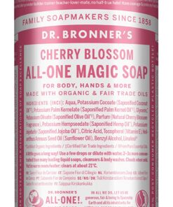 Dr. Bronner's 18-in-1 Kirschblüten Flüssigseife Pure Castile Natrue Zertifiziert