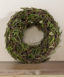 Dekol.de Dekokranz Moos Ø 40 cm Naturmaterialien & Moos für Drinnen & Draußen