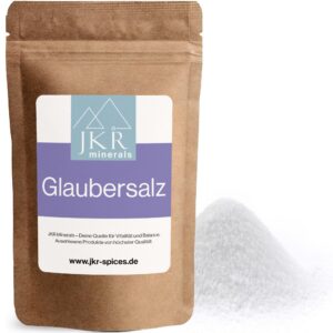 JKR Minerals Glübe Salz 200g Lebensmittelqualität Natriumsulfat CO²neutral packend Sal mirabilis